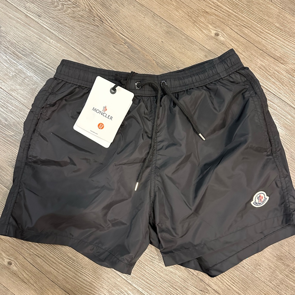 Moncler Men's Black Swim Hybrids